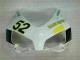Blanc Vert Hannspree 52 Carénage Moto Honda CBR 1000 RR 2004-2005 Blanc Vert Hannspree 52 Carénage Moto Honda CBR 1000 RR 2004-2005
