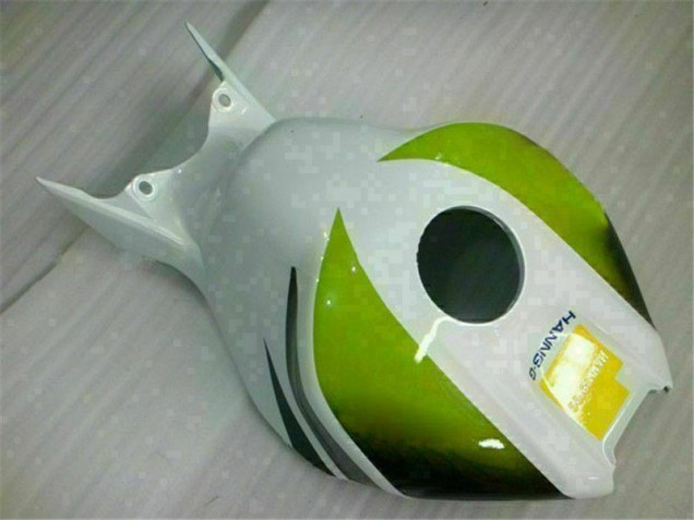 Blanc Vert Hannspree 52 Carénage Moto Honda CBR 1000 RR 2004-2005 Blanc Vert Hannspree 52 Carénage Moto Honda CBR 1000 RR 2004-2005