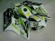 Blanc Vert Hannspree 52 Carénage Moto Honda CBR 1000 RR 2004-2005 Blanc Vert Hannspree 52 Carénage Moto Honda CBR 1000 RR 2004-2005