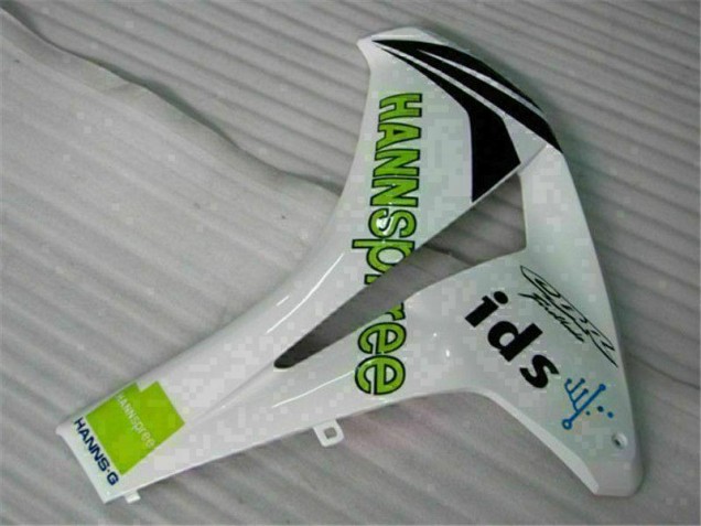 Blanc Vert Hannspree 84 Carénage Moto Honda CBR 1000 RR 2008-2011 Blanc Vert Hannspree 84 Carénage Moto Honda CBR 1000 RR 2008-2011