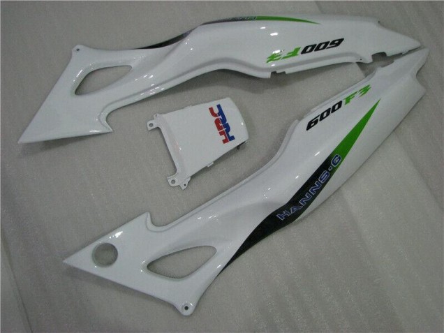 Blanc Vert Hannspree Carénage Moto Honda CBR 600 F3 1995-1998 Blanc Vert Hannspree Carénage Moto Honda CBR 600 F3 1995-1998