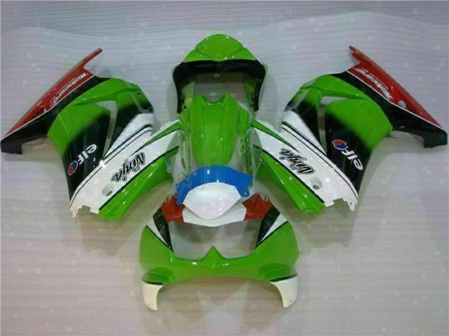 Blanc Vert Noir Ninja Carénage Moto Kawasaki EX250 2008-2012 Blanc Vert Noir Ninja Carénage Moto Kawasaki EX250 2008-2012