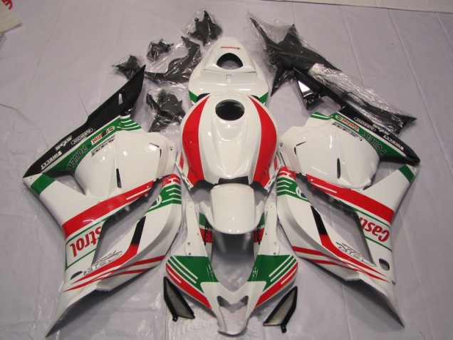 Blanc Vert Rouge Carénage Moto Honda CBR 600 RR 2009-2012 Blanc Vert Rouge Carénage Moto Honda CBR 600 RR 2009-2012