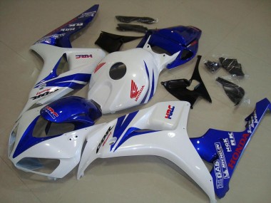 Blanc et Bleu Carénage Moto Honda CBR 1000 RR 2006-2007