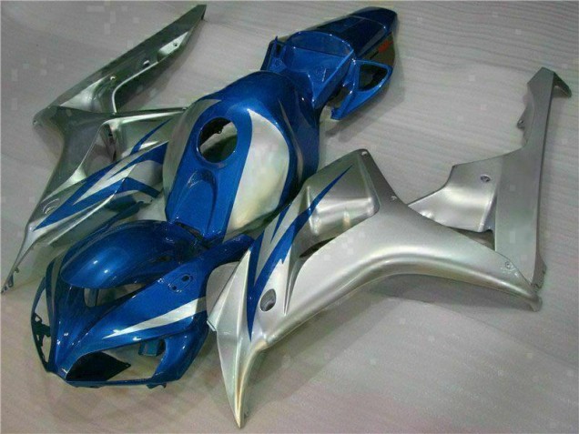 Bleu Argent Carénage Moto Honda CBR 1000 RR 2006-2007 Bleu Argent Carénage Moto Honda CBR 1000 RR 2006-2007