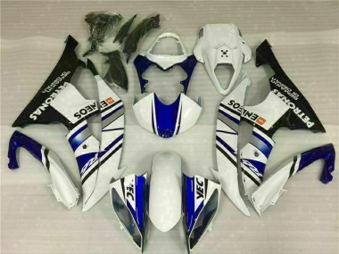 Bleu Blanc Bleu Blanc ENEOS Carénages Moto Yamaha R6 2008-2016