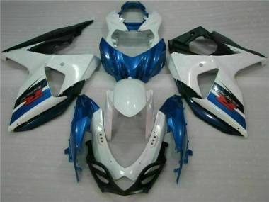 Bleu Blanc Carénage Moto ABS Suzuki GSXR 1000 K9 2009-2016