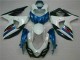 Bleu Blanc Carénage Moto ABS Suzuki GSXR 1000 K9 2009-2016 Bleu Blanc Carénage Moto ABS Suzuki GSXR 1000 K9 2009-2016