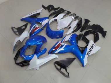 Bleu Blanc Carénage Moto Suzuki GSXR 1000 K9 2009-2016