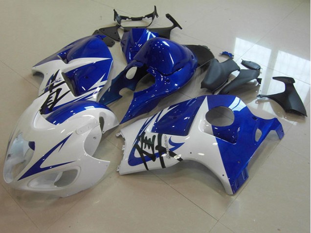 Bleu Blanc Carénage Moto Suzuki GSXR 1300 Hayabusa 1996-2007 Bleu Blanc Carénage Moto Suzuki GSXR 1300 Hayabusa 1996-2007