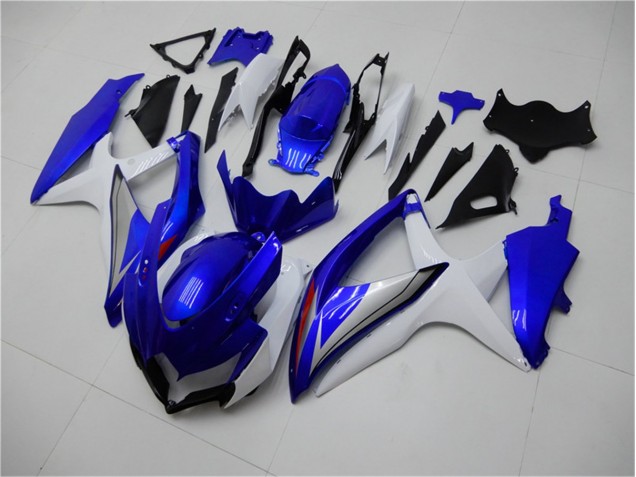 Bleu Blanc Carénage Moto Suzuki GSXR 600 / 750 K8 2008-2010 Bleu Blanc Carénage Moto Suzuki GSXR 600 / 750 K8 2008-2010