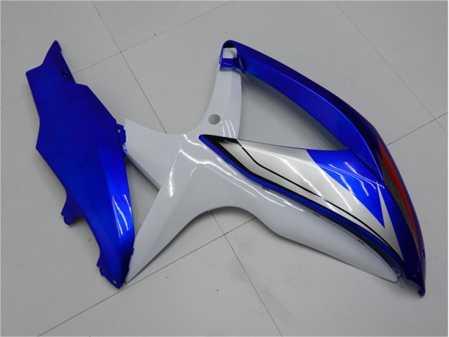 Bleu Blanc Carénage Moto Suzuki GSXR 600 / 750 K8 2008-2010 Bleu Blanc Carénage Moto Suzuki GSXR 600 / 750 K8 2008-2010