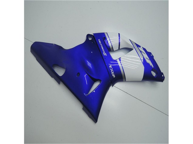 Bleu Blanc Carénage Moto Yamaha R1 2000-2001 Bleu Blanc Carénage Moto Yamaha R1 2000-2001