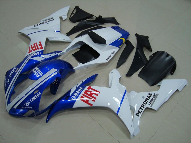 Bleu Blanc Carénage Moto Yamaha R1 2002-2003 Bleu Blanc Carénage Moto Yamaha R1 2002-2003