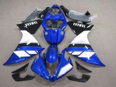 Bleu Blanc Carénage Moto Yamaha R1 2009-2011