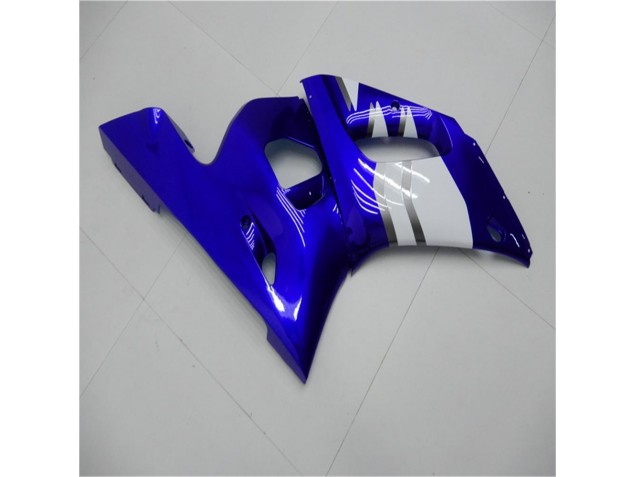 Bleu Blanc Carénage Moto Yamaha R6 1998-2002 Bleu Blanc Carénage Moto Yamaha R6 1998-2002