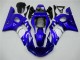 Bleu Blanc Carénage Moto Yamaha R6 1998-2002 Bleu Blanc Carénage Moto Yamaha R6 1998-2002