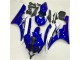 Bleu Blanc Carénage Moto Yamaha R6 2006-2007