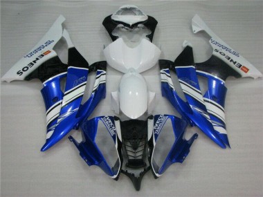 Bleu Blanc Carénage Moto Yamaha R6 2008-2016