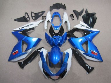 Bleu Blanc Carénage Moto de Rechange Suzuki GSXR 1000 K9 2009-2016