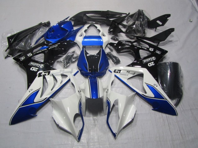 Bleu Blanc Carénages Moto BMW S1000RR 2009-2014 Bleu Blanc Carénages Moto BMW S1000RR 2009-2014