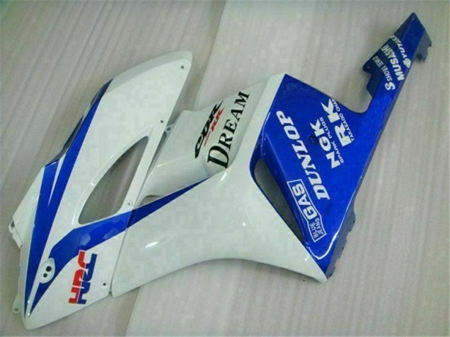 Bleu Blanc Carénages Moto Honda CBR 1000 RR 2004-2005 Bleu Blanc Carénages Moto Honda CBR 1000 RR 2004-2005