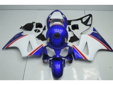 Bleu Blanc Carénages Moto Honda VFR 800 2002-2013