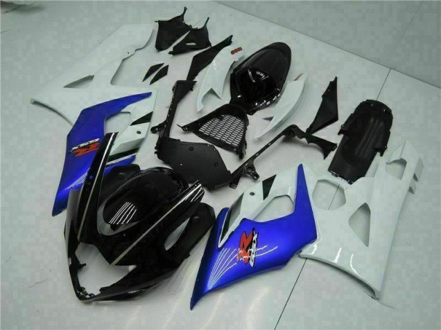 Bleu Blanc Carénages Moto Suzuki GSXR 1000 K5 2005-2006 Bleu Blanc Carénages Moto Suzuki GSXR 1000 K5 2005-2006