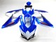 Bleu Blanc Carénages Moto Suzuki GSXR 600 / 750 K8 2008-2010 Bleu Blanc Carénages Moto Suzuki GSXR 600 / 750 K8 2008-2010