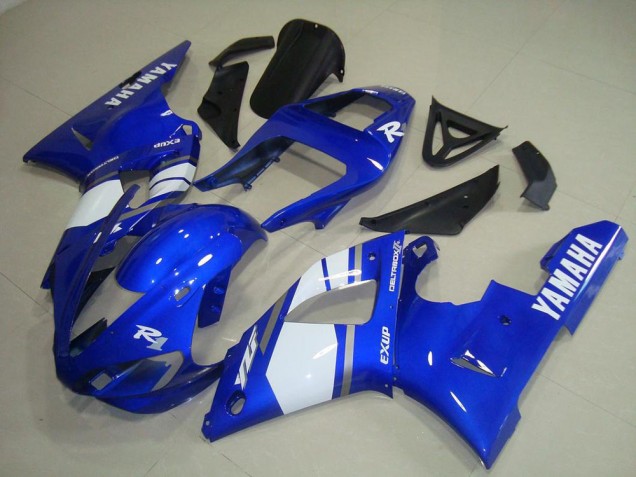 Bleu Blanc Carénages Moto Yamaha R1 2000-2001 Bleu Blanc Carénages Moto Yamaha R1 2000-2001