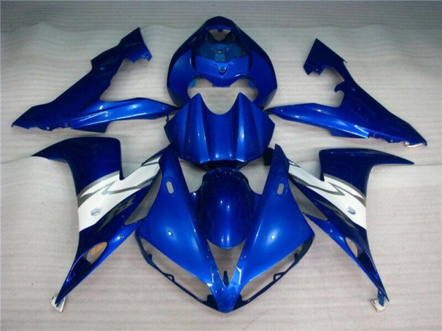 Bleu Blanc Carénages Moto Yamaha R1 2004-2006 Bleu Blanc Carénages Moto Yamaha R1 2004-2006