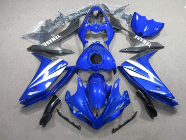 Bleu Blanc Carénages Moto Yamaha R1 2007-2008