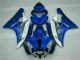 Bleu Blanc Carénages Moto Yamaha R6 2006-2007 Bleu Blanc Carénages Moto Yamaha R6 2006-2007