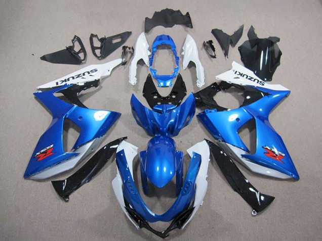 Bleu Blanc Carénages Moto de Rechange Suzuki GSXR 1000 K9 2009-2016 Bleu Blanc Carénages Moto de Rechange Suzuki GSXR 1000 K9 2009-2016