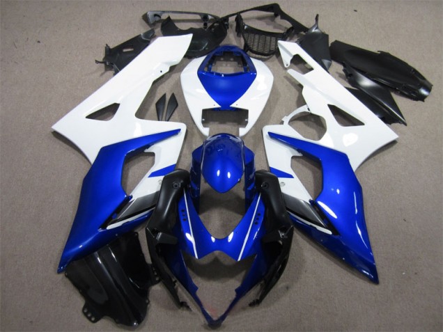 Bleu Blanc Carrosserie Moto Suzuki GSXR 1000 K5 2005-2006 Bleu Blanc Carrosserie Moto Suzuki GSXR 1000 K5 2005-2006