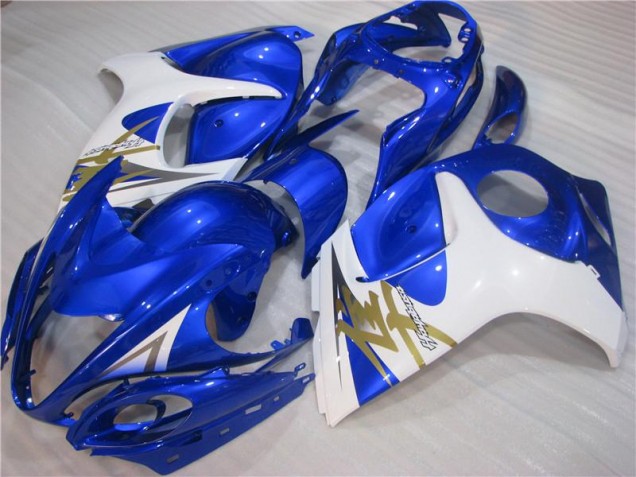 Bleu Blanc Carrosserie Moto Suzuki GSXR 1300 Hayabusa 2008-2019 Bleu Blanc Carrosserie Moto Suzuki GSXR 1300 Hayabusa 2008-2019
