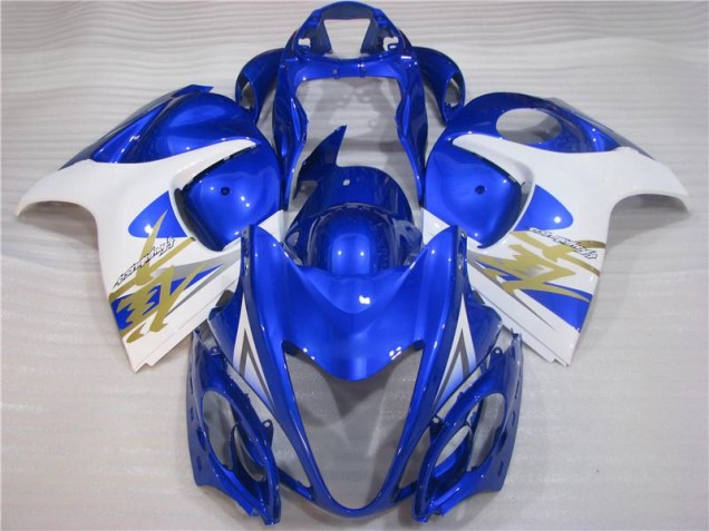 Bleu Blanc Carrosserie Moto Suzuki GSXR 1300 Hayabusa 2008-2019 Bleu Blanc Carrosserie Moto Suzuki GSXR 1300 Hayabusa 2008-2019