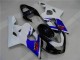 Bleu Blanc Carrosserie Moto Suzuki GSXR 600 / 750 K4 2004-2005 Bleu Blanc Carrosserie Moto Suzuki GSXR 600 / 750 K4 2004-2005