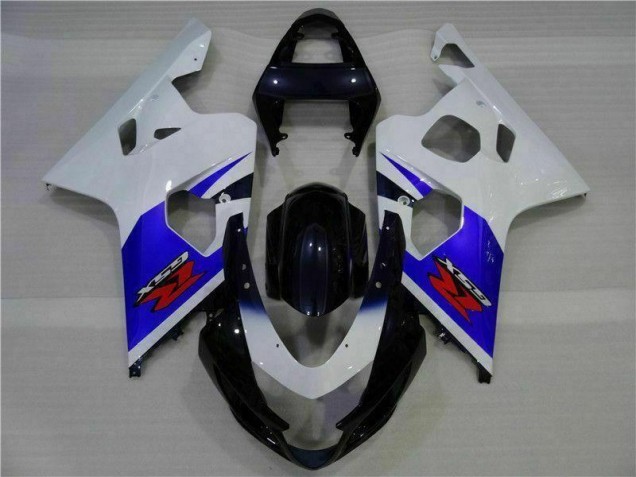 Bleu Blanc Carrosserie Moto Suzuki GSXR 600 / 750 K4 2004-2005 Bleu Blanc Carrosserie Moto Suzuki GSXR 600 / 750 K4 2004-2005