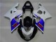Bleu Blanc Carrosserie Moto Suzuki GSXR 600 / 750 K4 2004-2005 Bleu Blanc Carrosserie Moto Suzuki GSXR 600 / 750 K4 2004-2005
