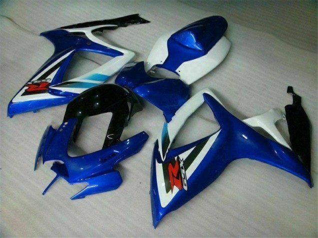 Bleu Blanc Carrosserie Moto Suzuki GSXR 600 / 750 K6 2006-2007