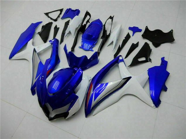 Bleu Blanc Carrosserie Moto Suzuki GSXR 600 / 750 K8 2008-2010 Bleu Blanc Carrosserie Moto Suzuki GSXR 600 / 750 K8 2008-2010