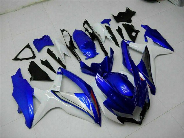 Bleu Blanc Carrosserie Moto Suzuki GSXR 600 / 750 K8 2008-2010 Bleu Blanc Carrosserie Moto Suzuki GSXR 600 / 750 K8 2008-2010
