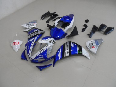 Bleu Blanc Carrosserie Moto Yamaha R1 2009-2011