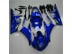 Bleu Blanc Carrosserie Moto Yamaha R6 2003-2005 Bleu Blanc Carrosserie Moto Yamaha R6 2003-2005