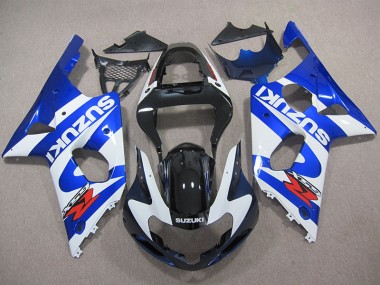 Bleu Blanc Décalque Carénage Moto Suzuki GSXR 1000 K1 2000-2002