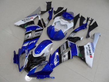 Bleu Blanc ENEOS Carénage Moto Yamaha R6 2008-2016