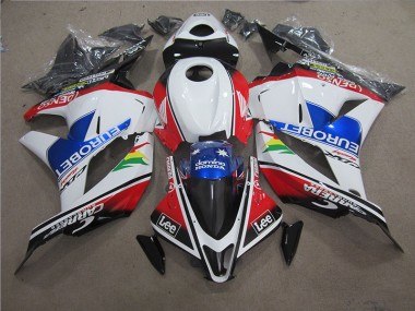 Bleu Blanc EUROBET Lee Carénage Moto Honda CBR 600 RR 2009-2012