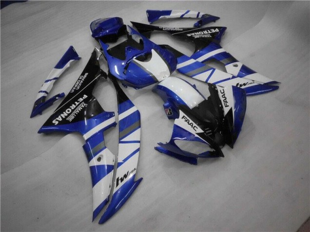 Bleu Blanc FAAC Carénage Moto Yamaha R6 2008-2016 Bleu Blanc FAAC Carénage Moto Yamaha R6 2008-2016