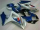 Bleu Blanc Kit Carénages Motos Complet Suzuki GSXR 1000 K7 2007-2008 Bleu Blanc Kit Carénages Motos Complet Suzuki GSXR 1000 K7 2007-2008